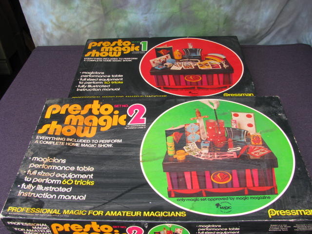 two magic show kits