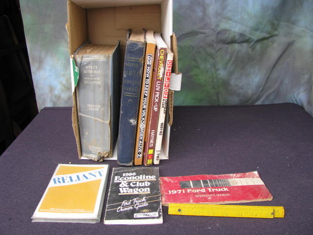 vintage car books