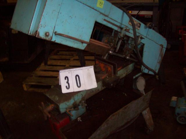 lot 30 image: Johnson Model B Metal Cutting Band Saw, With Auto Shut-off and Oiler,