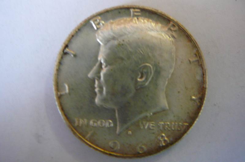 1968 JFK Half Dollar 40% Silver