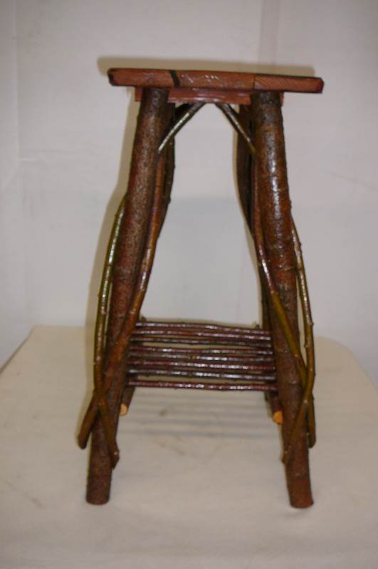 Hand Crafted Willow Stand 23 High X 12 X 10 Top NEW