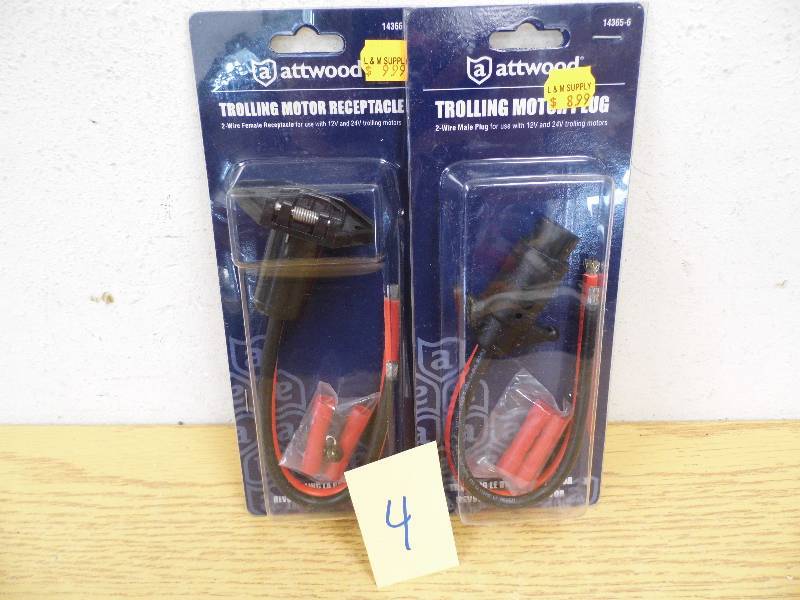 New Trolling Motor Plug & Receptacle
