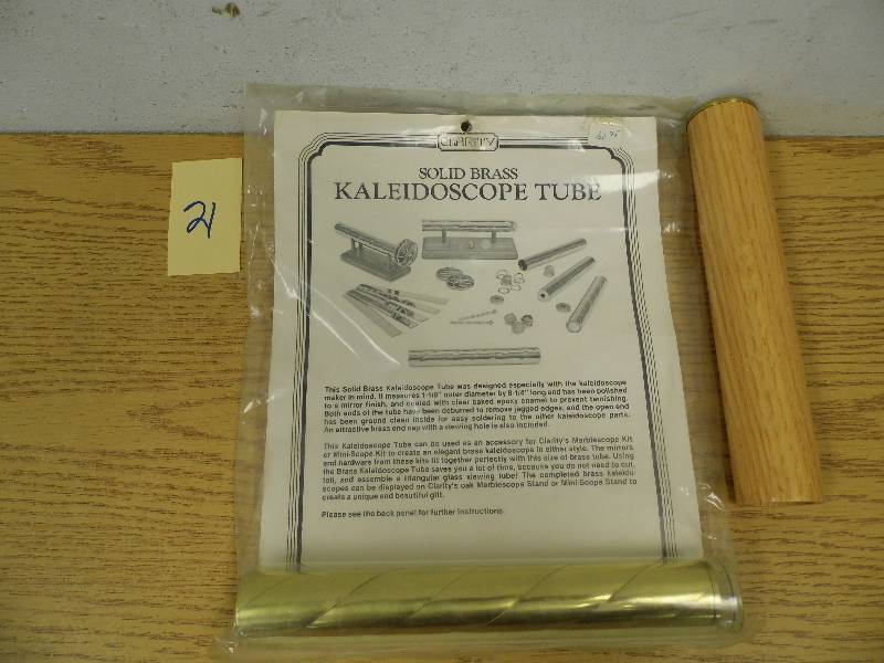 Solid Brass Kaleidoscope Tube