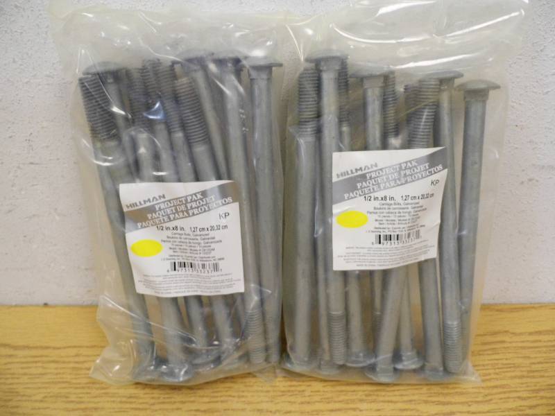 Hillman Project Pack Carriage Bolts