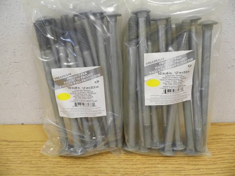 Hillman Project Pack Carriage Bolts