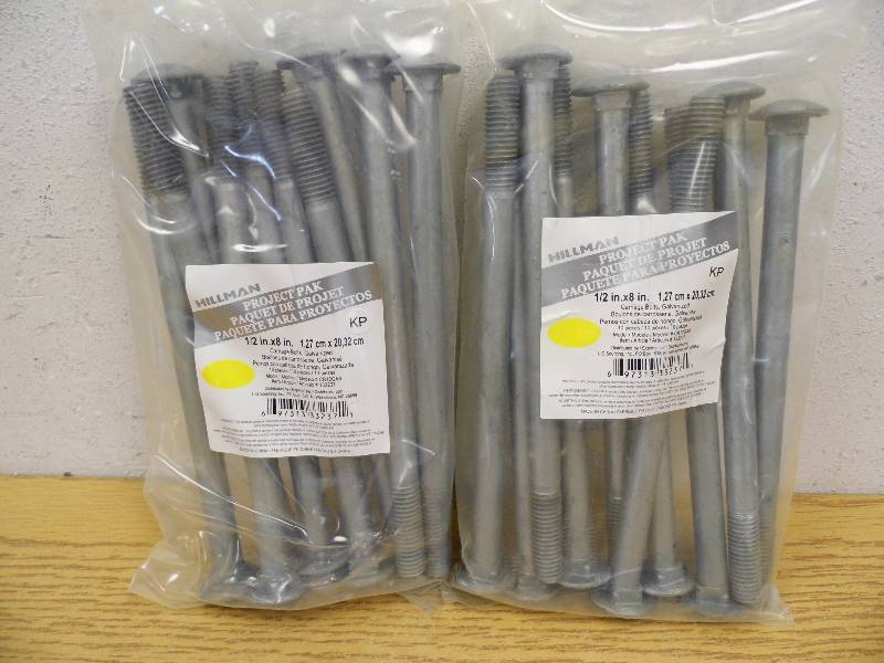 Hillman Project Pack Carriage Bolts