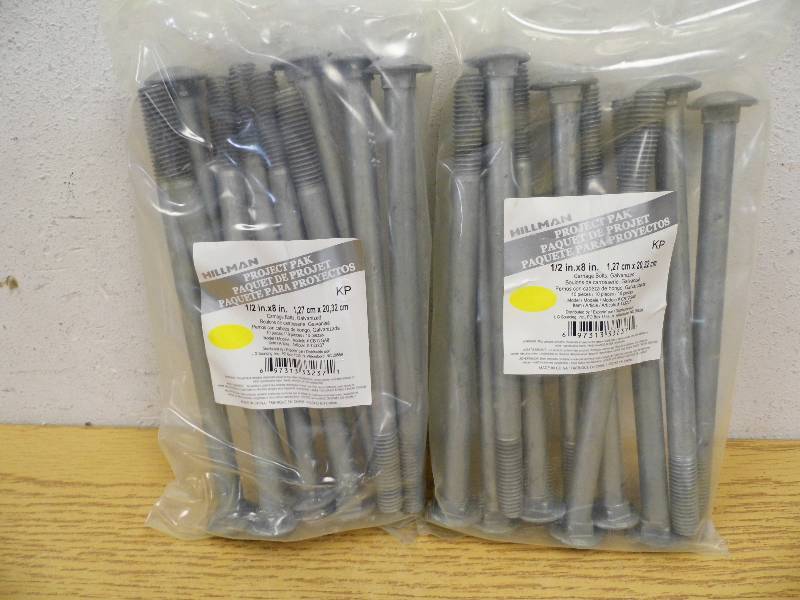 Hillman Project Pack Carriage Bolts