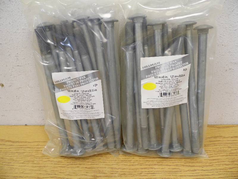 Hillman Project Pack Carriage Bolts