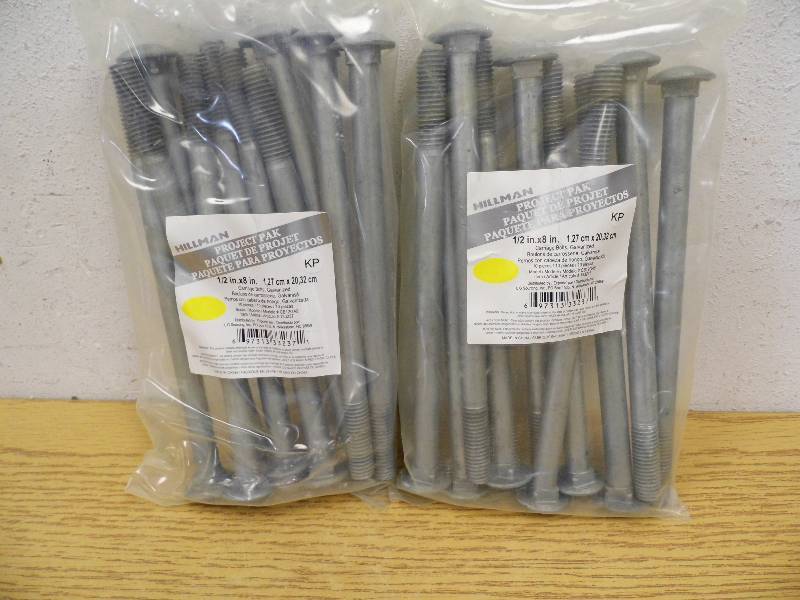 Hillman Project Pack Carriage Bolts