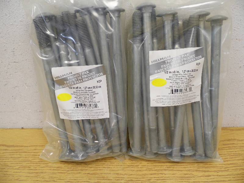 Hillman Project Pack Carriage Bolts