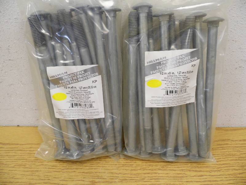 Hillman Project Pack Carriage Bolts