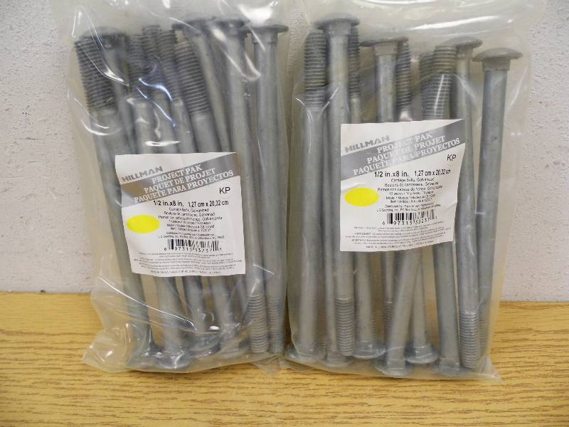 Hillman Project Pack Carriage Bolts