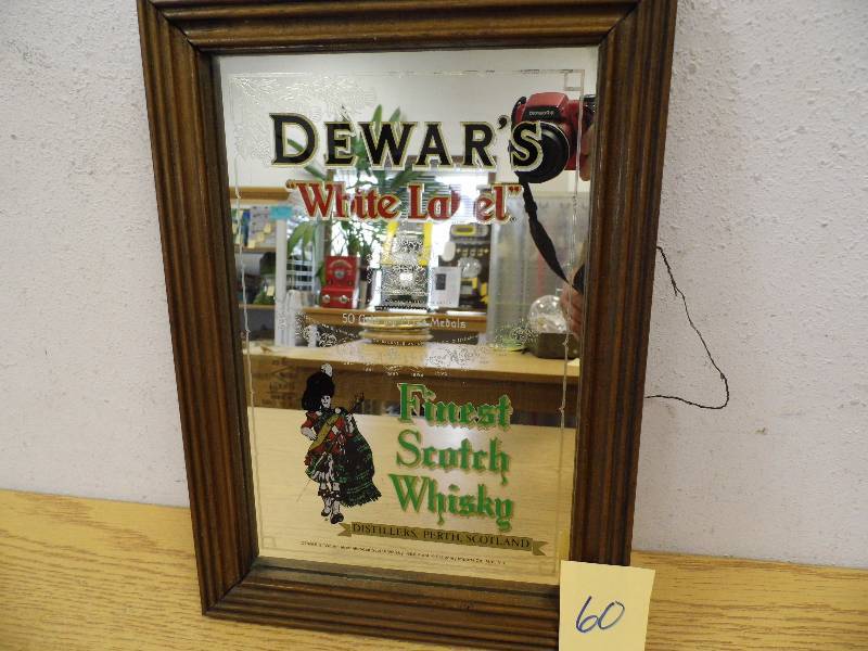Dewars White Label Mirror