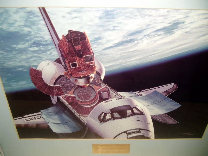 lot 33 image: Transfer Orbit Stage Space Shuttle Orbiter Columbia Picture  Presentation Award