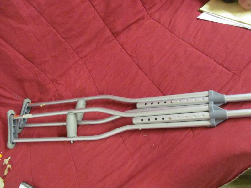 lot 43 image: Crutches