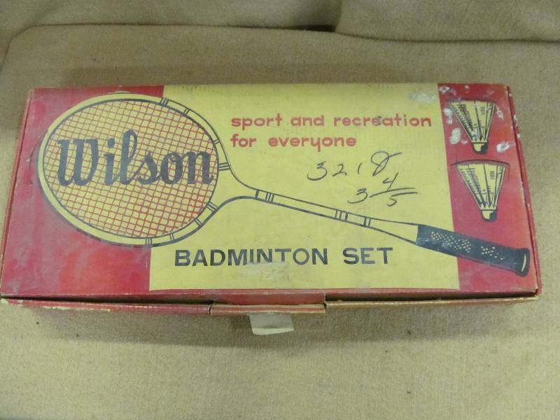 lot 116 image: Vintage Badminton set