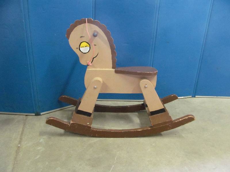 lot 201 image: Rocking Horse