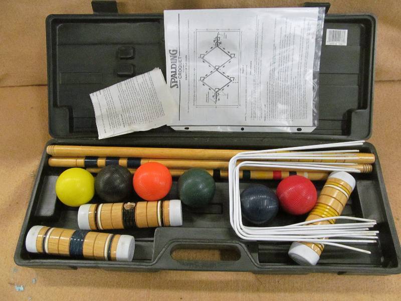 lot 241 image: Croquet set