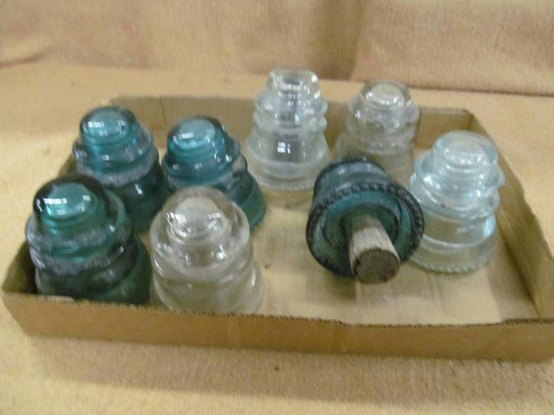 lot 244 image: Vintage insulators