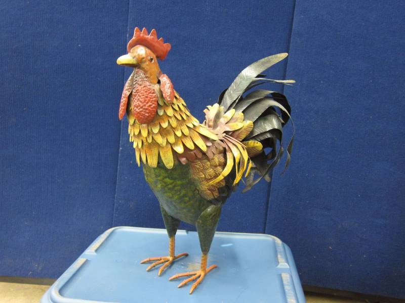 lot 31 image: Big Metal Rooster