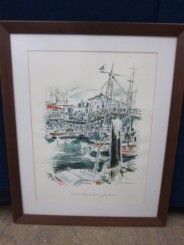 lot 35 image: Framed Art Piece