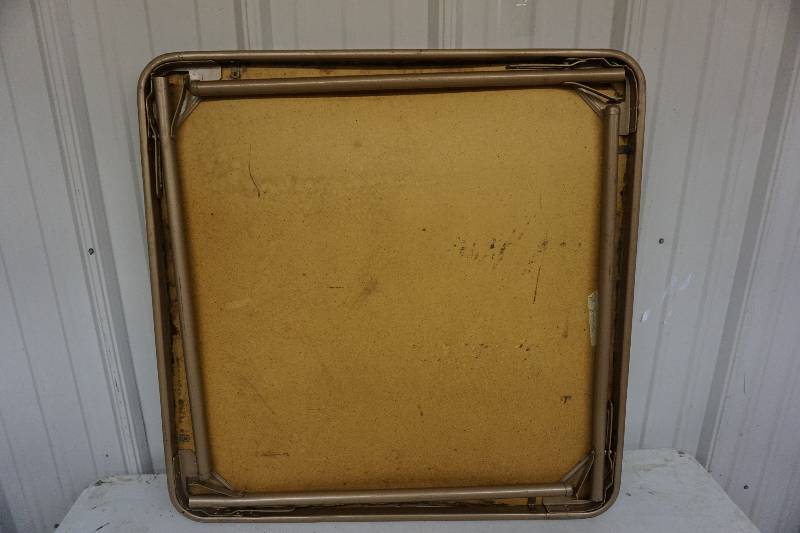 lot 72 image: Card Table With Folding Legs