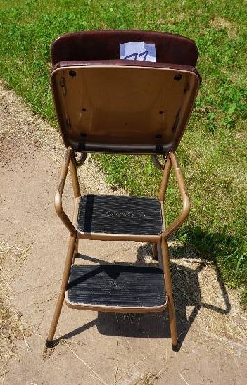lot 77 image: Cosco Brand Combination Step Ladder Stool