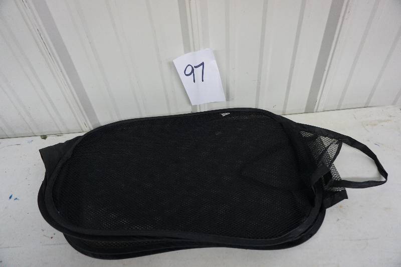 lot 97 image: Poly and Spring Steel Mesh Collapsible Beach Bag