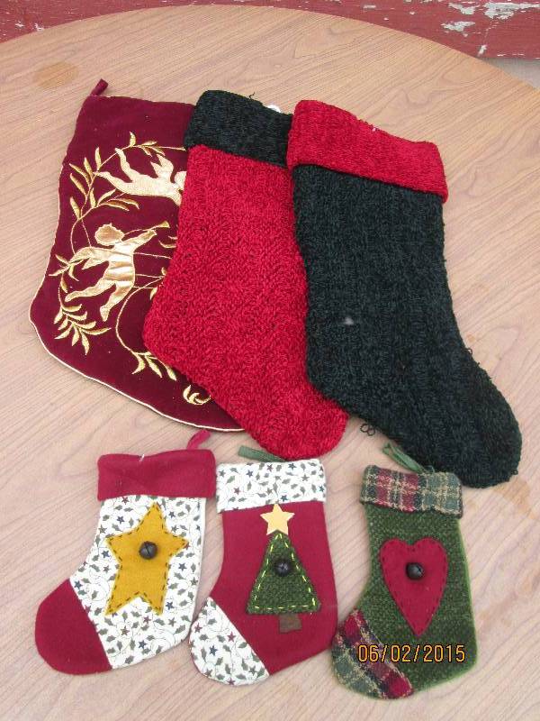 lot 122 image: Lot of Christmas stockings...