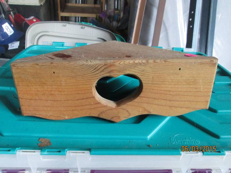 Country theme wooden corner shelf...