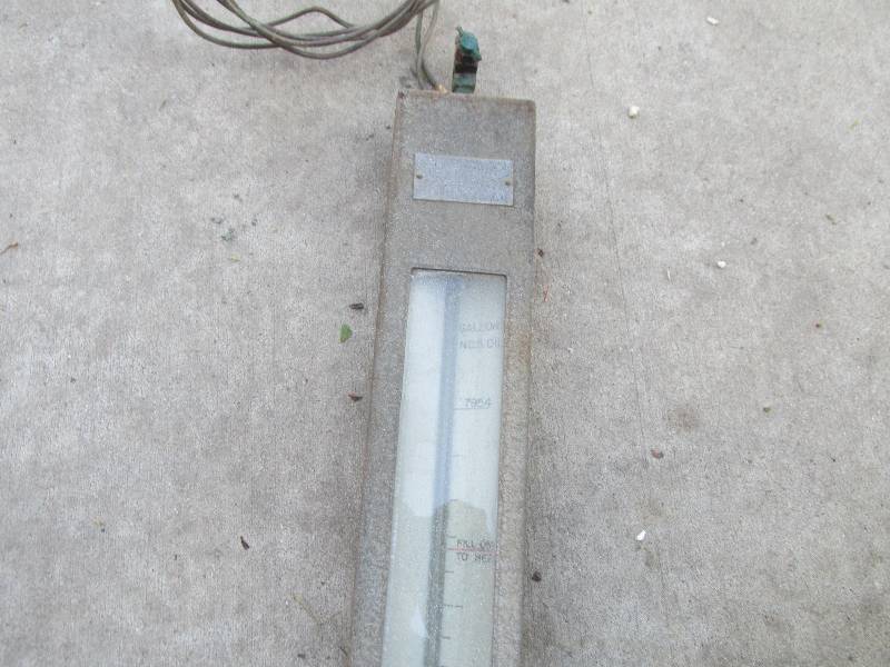 Vintage guage to measure gallons of...