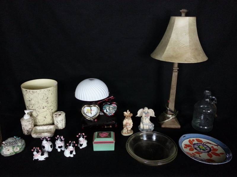 Table Lamp, Bathroom Accessories, Cow Dcor, and More