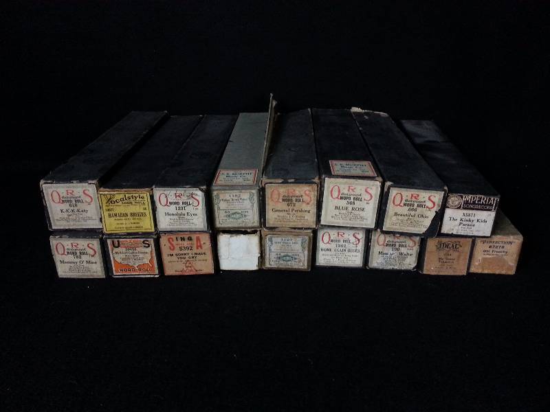 Antique Player Piano Rolls