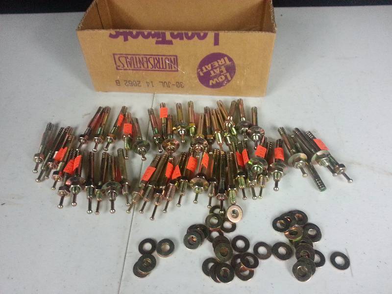 3 12 Concrete Anchors (45) Count