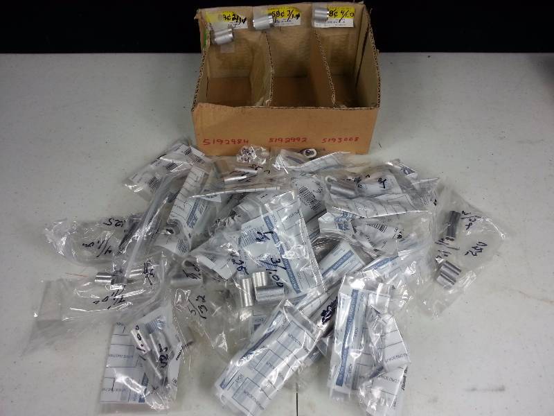 Large Lot of Aluminum Sleeves