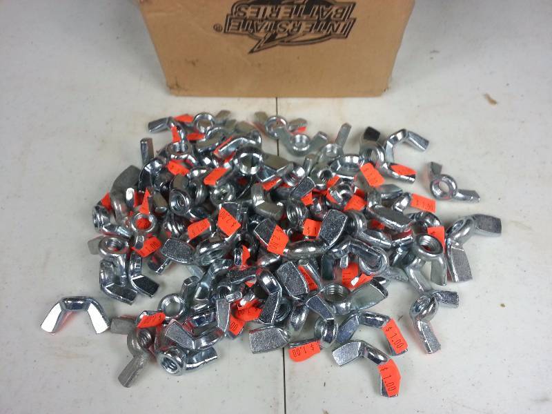 Lot of (50) Wing Nuts