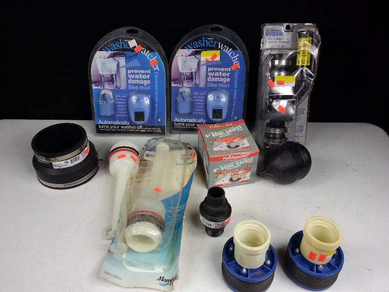 Washing Machine Overflow Safety Devise and Miss. Plumbing Items