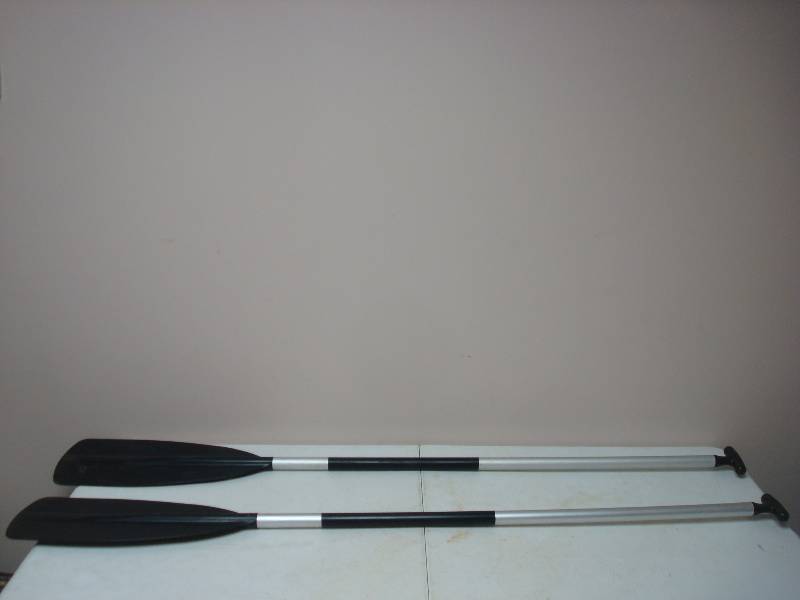 lot 28 image: Pair On Metal Boat Oar Paddles