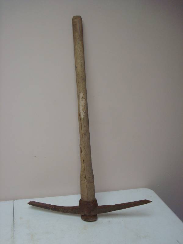 lot 31 image: Vintage Pick Ax, Stick Broke