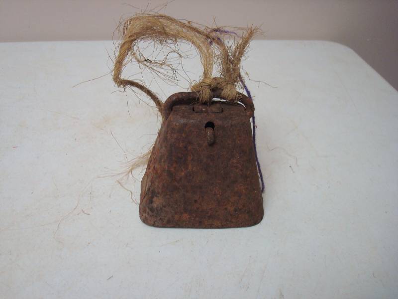 lot 49 image: Vintage Cow Bells, Lots Of Wear