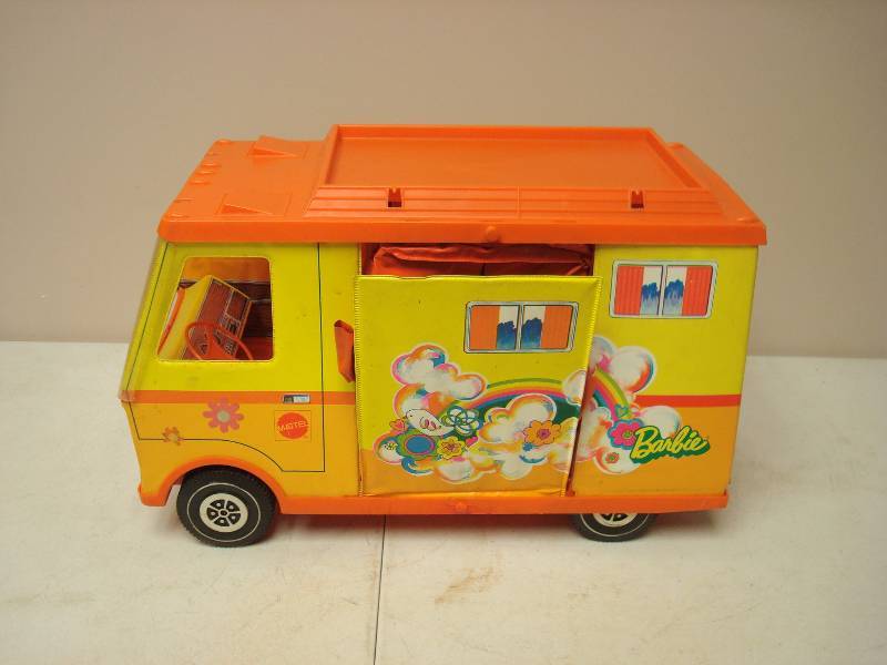 lot 56 image: Vintage Barbie Camper, Shows Wear