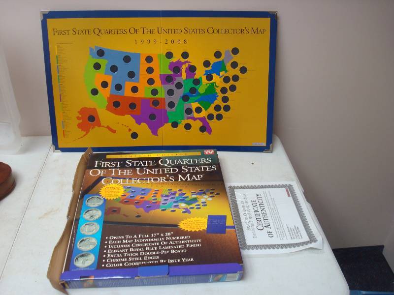 lot 117 image: State Quarter Board Book