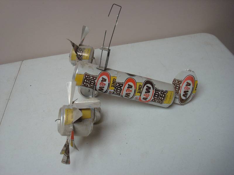 lot 146 image: Pop Can Airplane Art