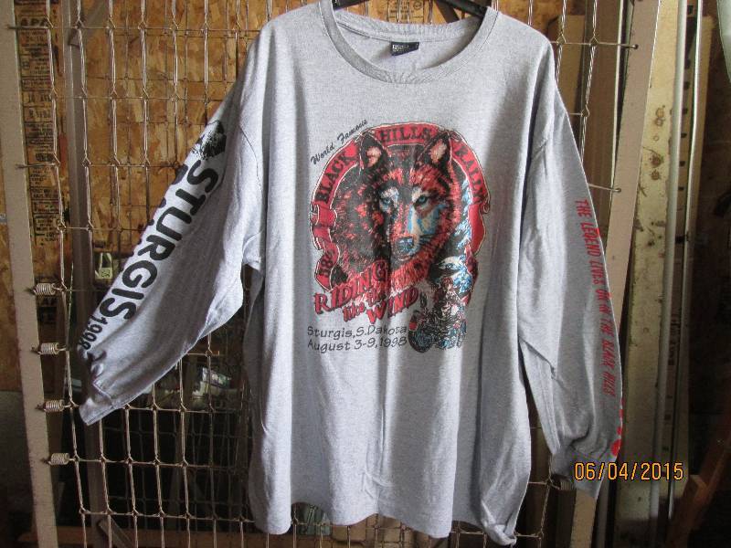 Sturgis 1998 rally t-shirt. Gray wi...