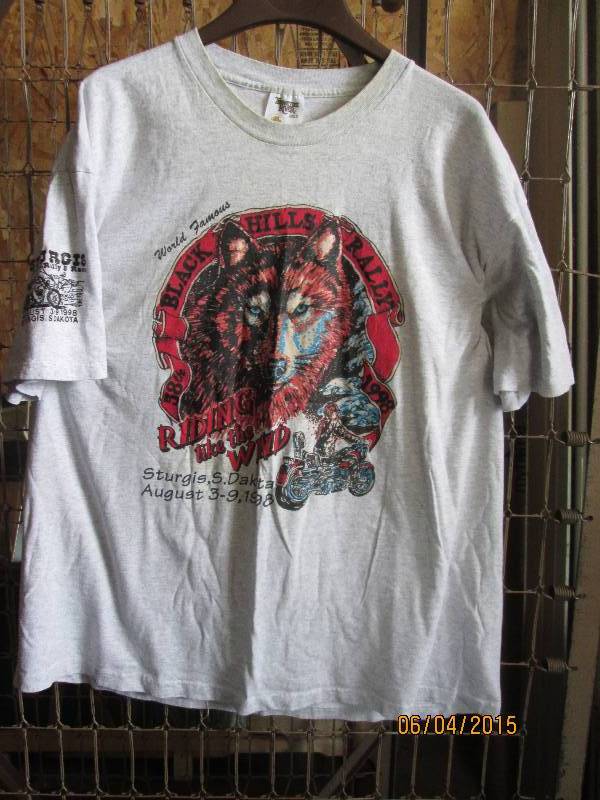 Sturgis 1998 rally t-shirt. Gray wi...