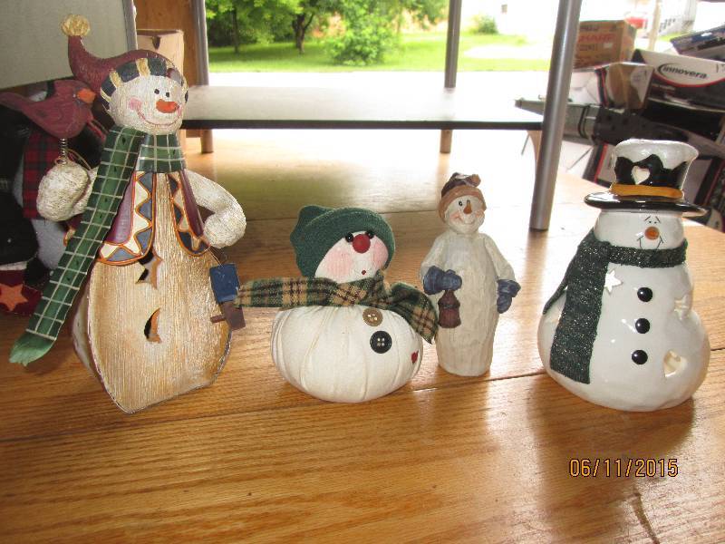Small lot of miscellaneous snowmen ...