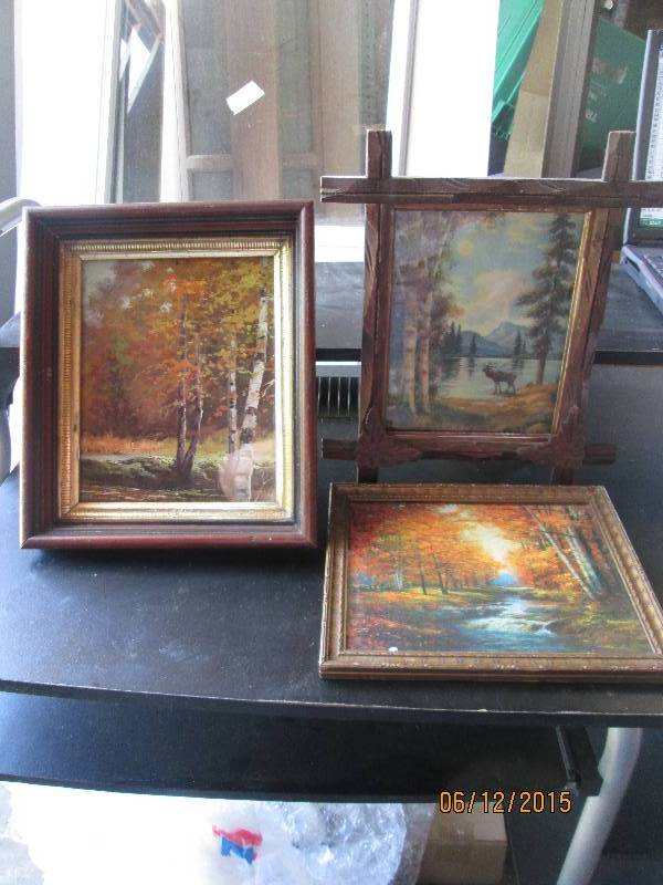 Lot of vintage woods prints in uniq...