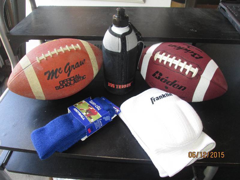 Small lot of sports equipment...