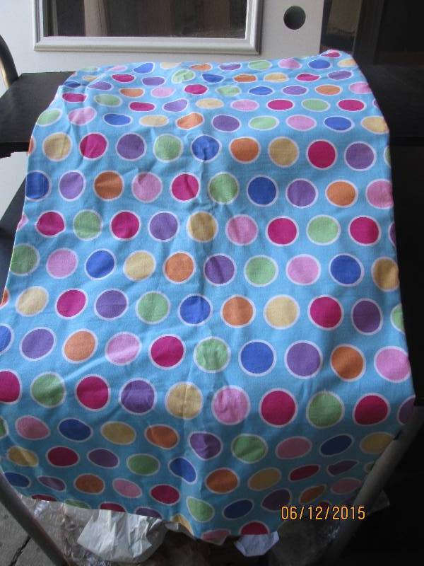 72 x 75 shower curtain cover. Blu...