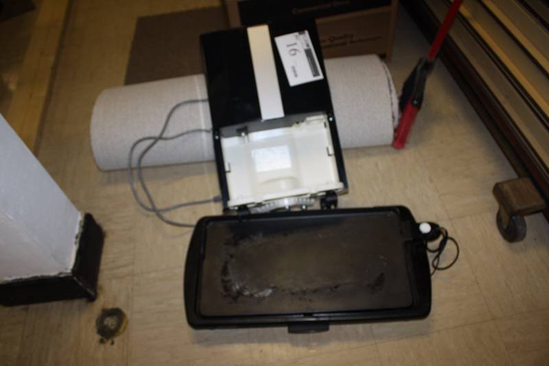 lot 16 image: Lot of (2) Including Dehumidifier Model MDS-25AE-BA3 Electric Griddle wAdjustable Temperature & Cord.